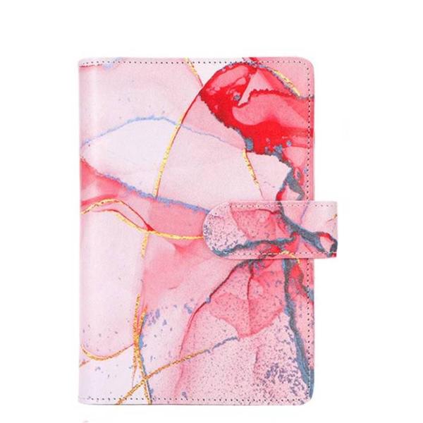 Imagem de 29pcs A6 Marble Pattern Binder Hand Ledger, Notebook Leather