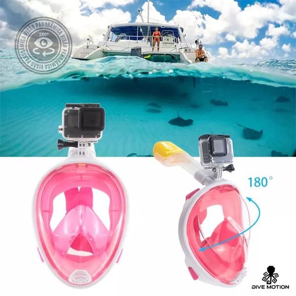 Imagem de 2duas Full Face Basic Dive Motion  Rosa L/XL