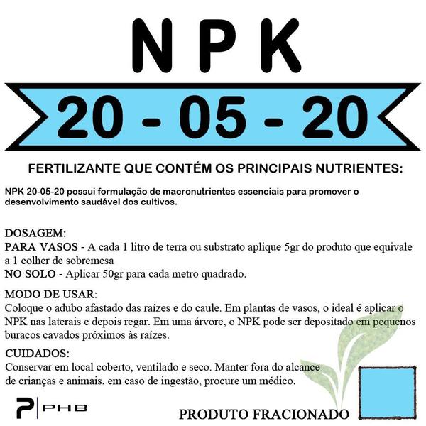 Imagem de 2Kg - Adubo Fertilizante NPK 20.05.20