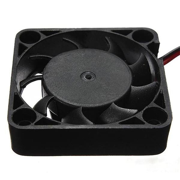 Imagem de 2pcs 5v mini ventilador de computador de resfriamento - pequeno 40mm x 10mm dc sem escova de 2 pinos