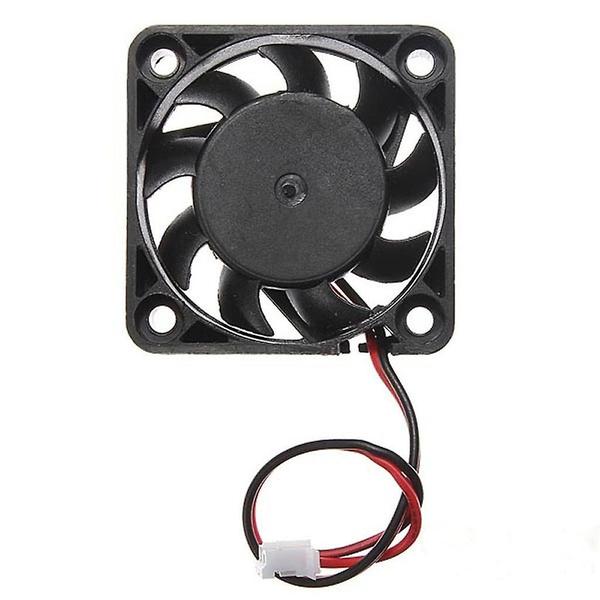 Imagem de 2pcs 5v mini ventilador de computador de resfriamento - pequeno 40mm x 10mm dc sem escova de 2 pinos