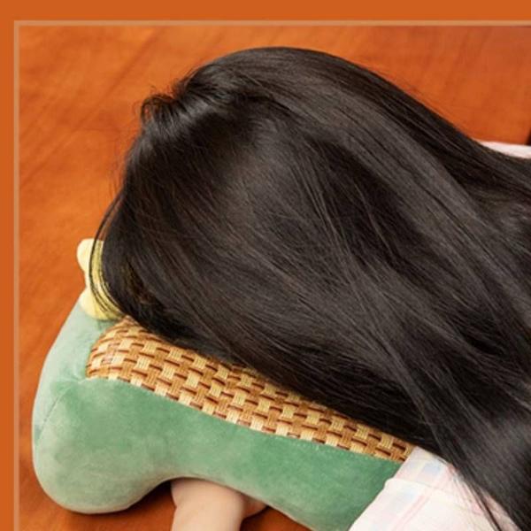2pcs Verão Gelo Rattan Mat Nap Pillow, Deite No Travesseiro - Wokex Imagem de 2pcs Verão Gelo Rattan Mat Nap Pillow, Deite No Travesseiro