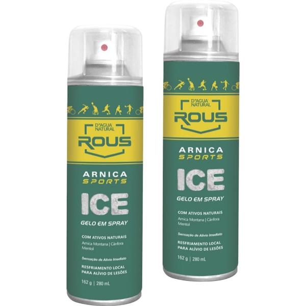 Imagem de 2UN Arnica Sports Ice Gelo Em Spray  280ML D'agua Natural