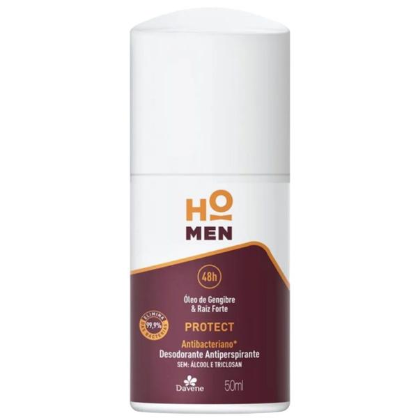 Imagem de 2UN Desodorante Ho Men Roll On Protect 50ml Antibact Davene