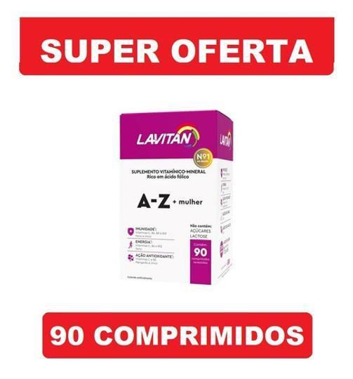 Imagem de 2Uni Multivitaminico Lavitan Mulher 90 Caps