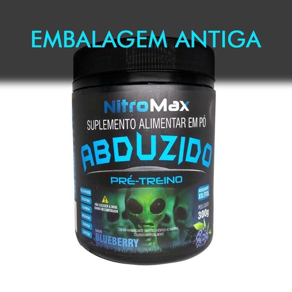 Imagem de 2X Abduzido Pre Treino Nitro Max Blueberry 300G