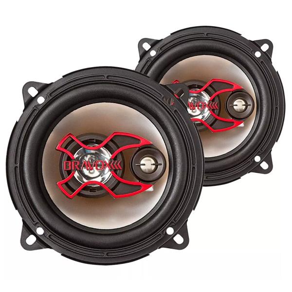 Imagem de 2x Alto Falantes 6" Polegadas + 2x 5" Polegadas 100W RMS Triaxial B3x60x/B3x50x Fiat Bravo 2011/2016