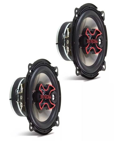 Imagem de 2x Alto Falantes 6" Polegadas + 2x 5" Polegadas 100W RMS Triaxial B3x60x/B3x50x Peugeot 208