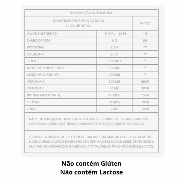 Imagem de 2x Biocolin Collagen 7G Tangerina 30 Sachês Central Nutrition + Coqueteleira Personalizada (Cor Sortida) 700ml