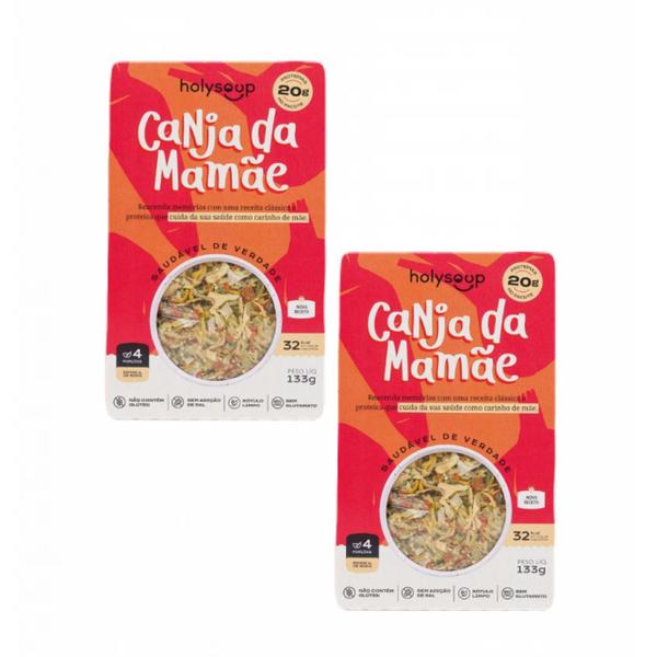 Imagem de 2x Canja da Mamãe - Deliciosa e Nutritiva - Holysoup - 133g