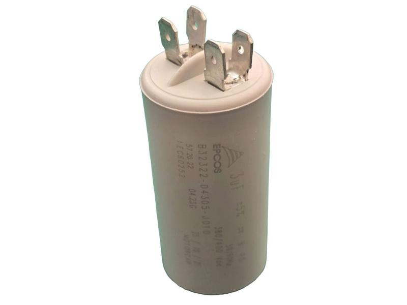 Imagem de 2x Capacitor Partida 3uf/380-400v Faston 5% 30x62mm Epcos