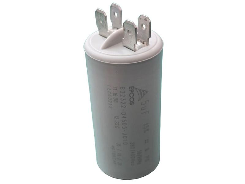 Imagem de 2x Capacitor Partida 5uf/400v Faston 5% 30x62mm Epcos