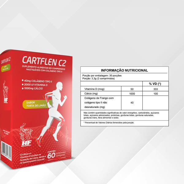 Imagem de 2X Cartflen C2 Colageno Tipo Ii Hf Suplementos 60 Comp