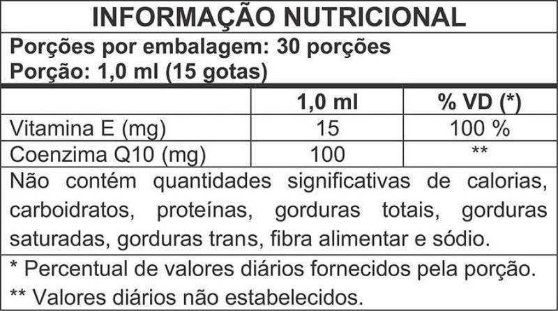 Imagem de 2x Coenzima Q10 (Ubiquinona) em Gotas Sabor Menta 30ml Celliv