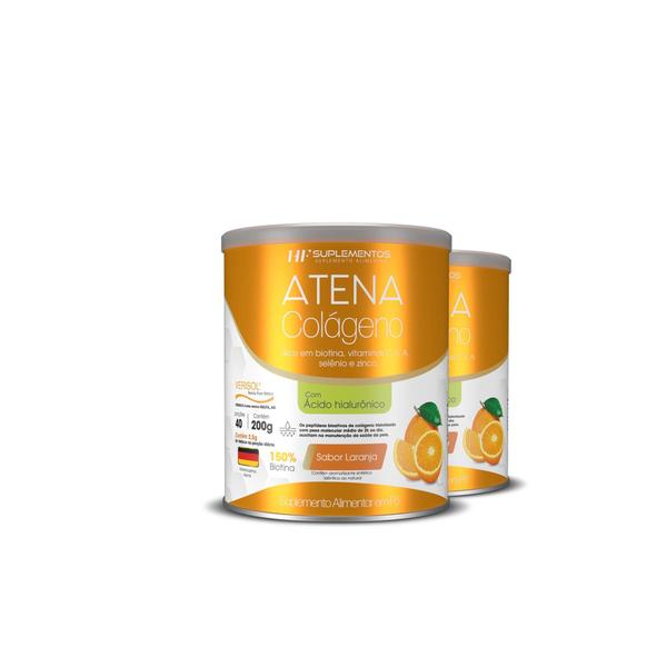 2X Colágeno Atena Verisol+Ácido Hialurônico Sabor Laranja - Hf Suplementos Imagem de 2X Colágeno Atena Verisol+Ácido Hialurônico Sabor Laranja