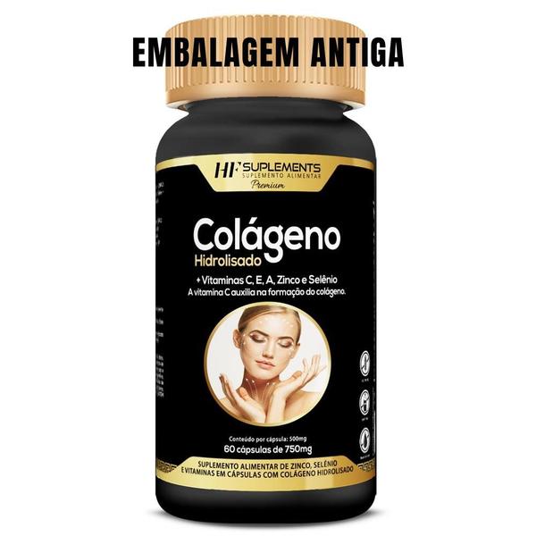 Imagem de 2x colageno hidrolisado + vitaminas 60caps hf suplementos