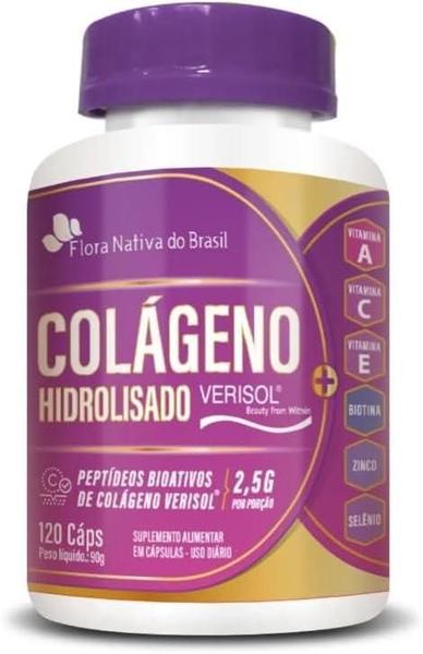 Imagem de 2x Colágeno Verissol + Associações 750Mg 120 Caps Flora Nativa