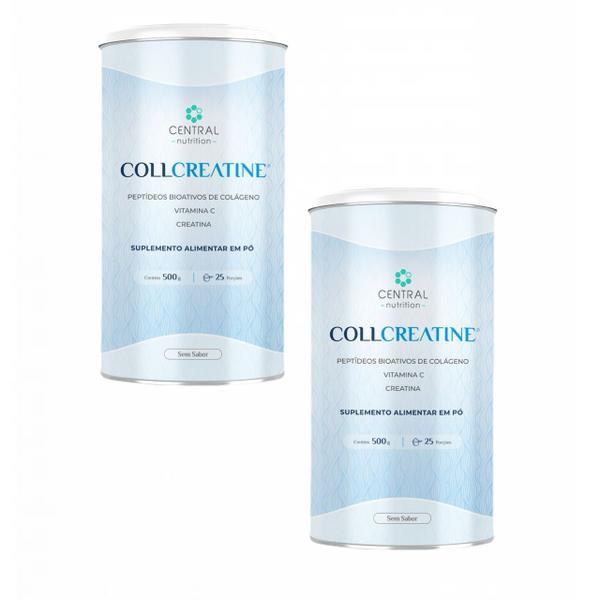 Imagem de 2x Collcreatine - 500g - Central Nutrition - Sem Sabor