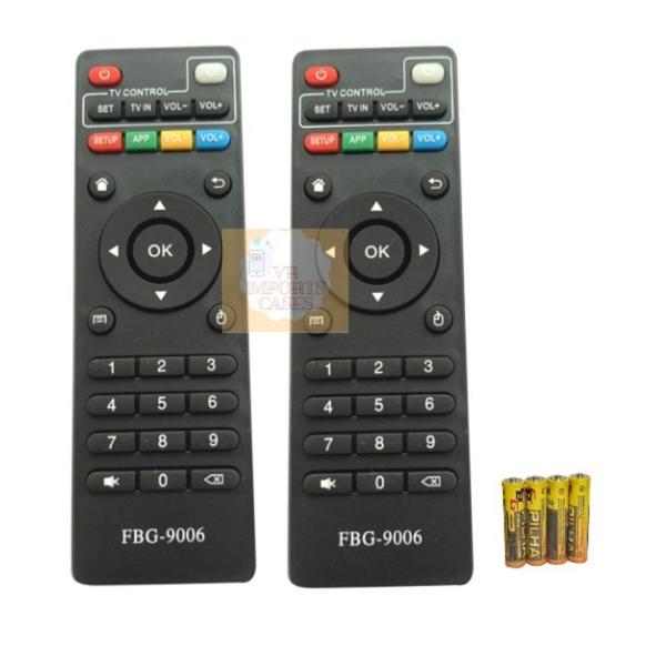 Imagem de 2x Controle Remoto compativel Smart Tv B o x(s)  Pro 4k (com pilhas)