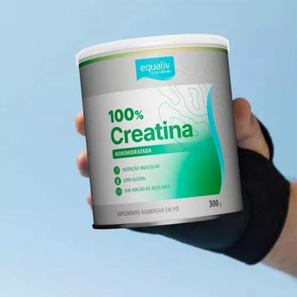 Imagem de 2x Creatina 100% Monohidratada 300g Equaliv