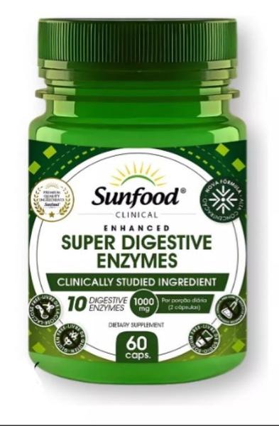 Imagem de 2x Enzimas Digestivas Super Digestive Enzymes Sfood 60 Cap