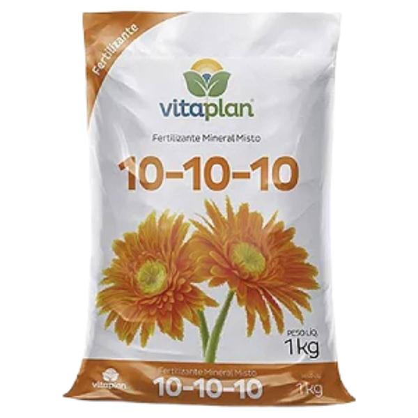 Imagem de 2X Fertilizante Mineral Misto 10-10-10 (1kg) VITAPLAN