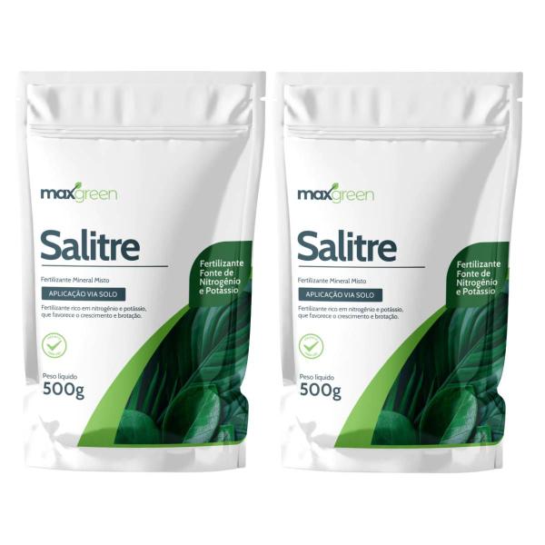 Imagem de 2X Fertilizante Mineral Misto Salitre (500g) MAXGREEN