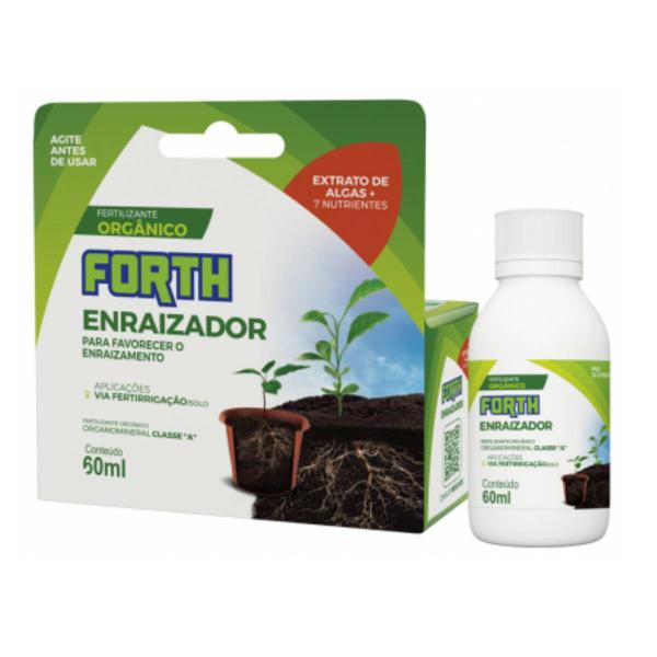 Imagem de 2X Fertilizante Orgânico Concentrado Enraizador (60ml) FORTH