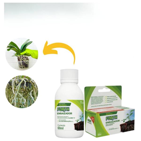 Imagem de 2X Fertilizante Orgânico Concentrado Enraizador (60ml) FORTH