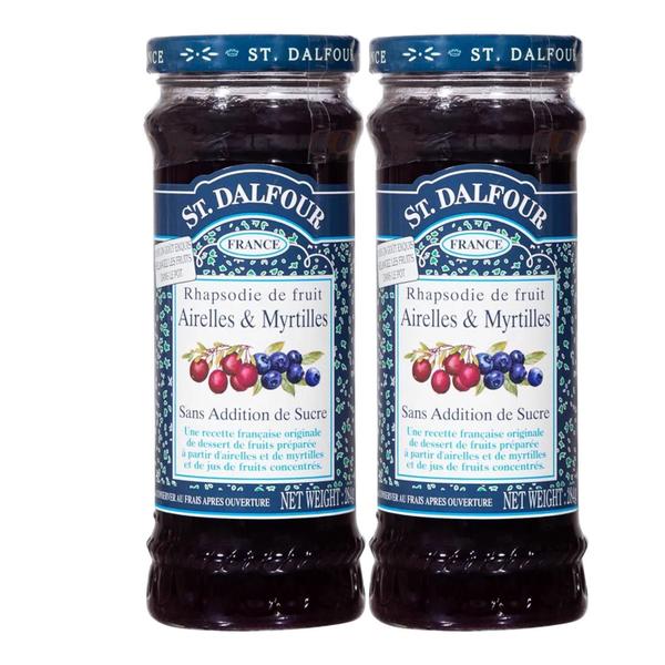 2X Geleia St Dalfour Cranberry Com Mirtilos 284G - St. Dalfour Imagem de 2X Geleia St Dalfour Cranberry Com Mirtilos 284G