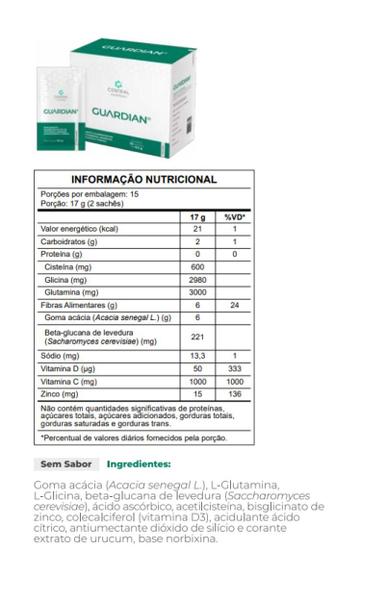 Imagem de 2x Guardian 8,5g- 30 Sachês - Central Nutrition - Sem Sabor