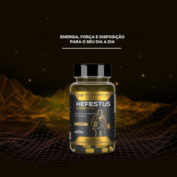 Imagem de 2X Hefestus Nitro Fire Fat Burning 60Cps Hf Suplementos