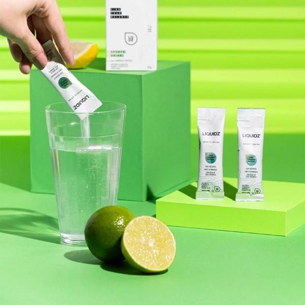2x Isotônico Liquidz Sport Drink Limonada Tropical 14 Unidades 6g Imagem de 2x Isotônico Liquidz Sport Drink Limonada Tropical 14 Unidades 6g