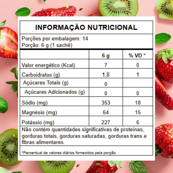 Imagem de 2x Isotônico Liquidz Sport Drink Morango Com Kiwi 14 Unidades 6g