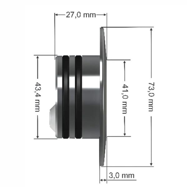 Imagem de 2x led slim 10w tholz + fonte 60w + basic smartpool