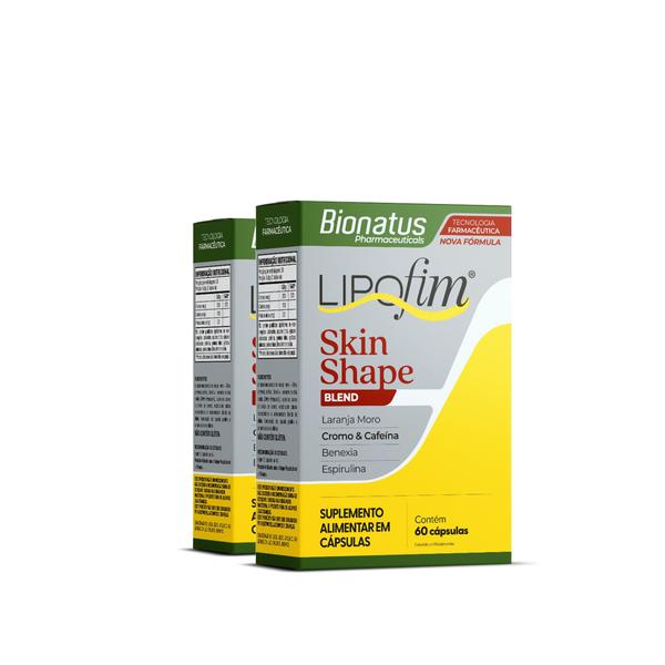 Imagem de 2x LIPOFIM SKIN SHAPE BLEND 60CAPS BIONATUS