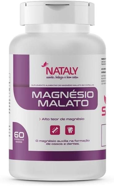 Imagem de 2x Magnésio Malato 60 Capsulas de 500mg Nataly