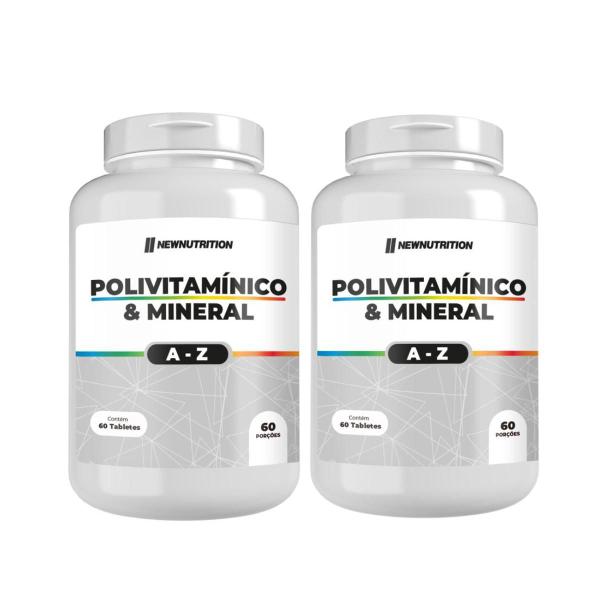 Imagem de 2x Multivitamínico De A-Z 60 Tabletes New Nutrition