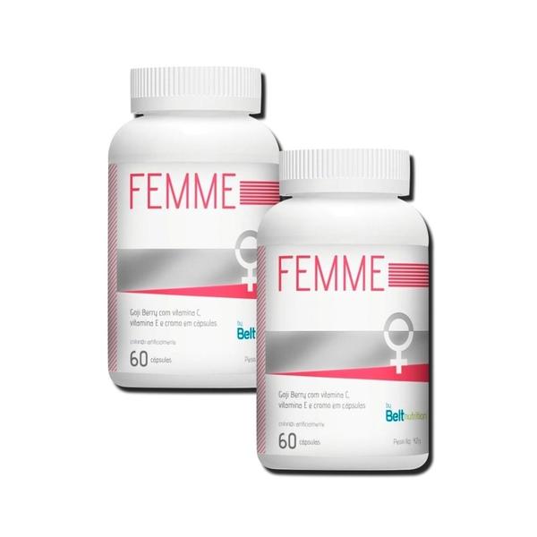 Imagem de 2x Multivitamínico Feminino-Femme-Goji Berry-Belt Nutrition