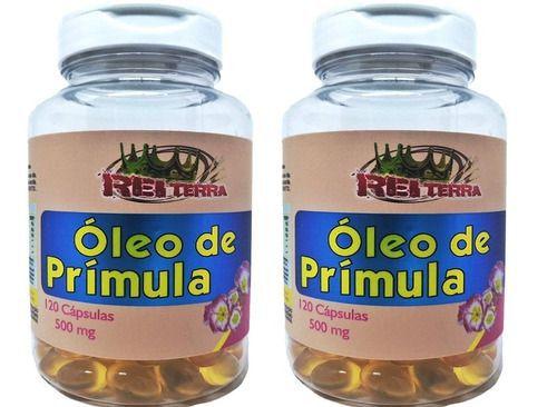 Imagem de 2x Óleo De Primula 120 Cápsulas 500mg - Rei Terra