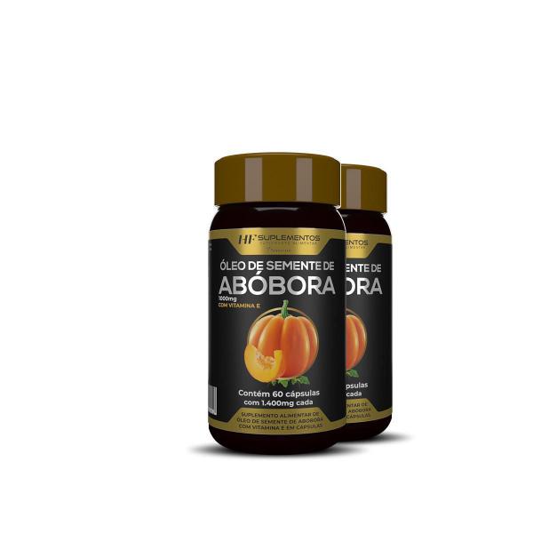 2X Oleo De Semente De Abobora 60Caps Hf Suplementos - HF Suplements Imagem de 2X Oleo De Semente De Abobora 60Caps Hf Suplementos
