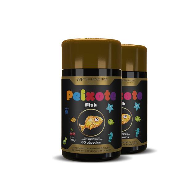 Imagem de 2x omega 3 para crianças capsula mastigavel peixinho cereja