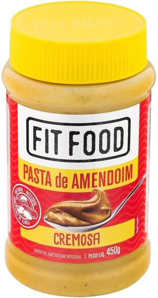 Imagem de 2X Pasta De Amendoim Integral Cremosa Fit Food 450G