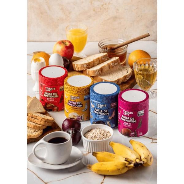 2x Pasta de Amendoim Zero Açúcar Trufa de Chocolate MaisFit 500g Imagem de 2x Pasta de Amendoim Zero Açúcar Trufa de Chocolate MaisFit 500g