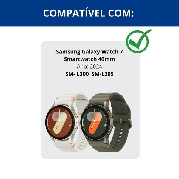 Imagem de 2X Protetores De Tela Para Galaxy Watch7 40Mm - Vidro