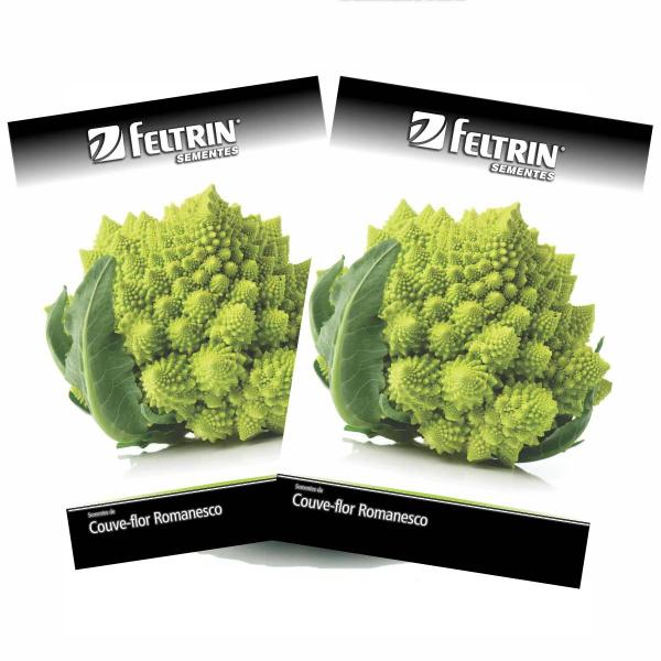 Imagem de 2X Sementes de Couve-Flor Romanesco (Kéfera) FELTRIN