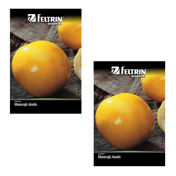 2X Sementes de Maracujá Azedo Amarelo FELTRIN Imagem de 2X Sementes de Maracujá Azedo Amarelo FELTRIN