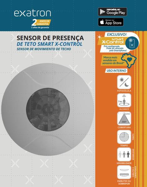 Imagem de 2x Sensor De Presença Teto 360 Xcontrol Bivolt Lest4000(xc)