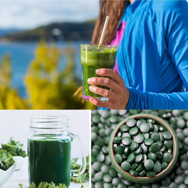 Imagem de 2x Spirulina Orgânica 500mg 200 Tabletes Puravida