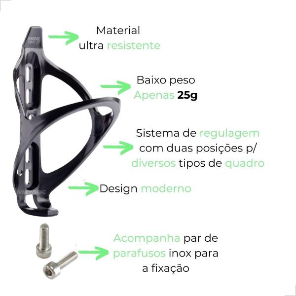 Imagem de 2x Suporte Squeeze Porta Garrafa De Água Bicicleta em Nylon Bike Mtb